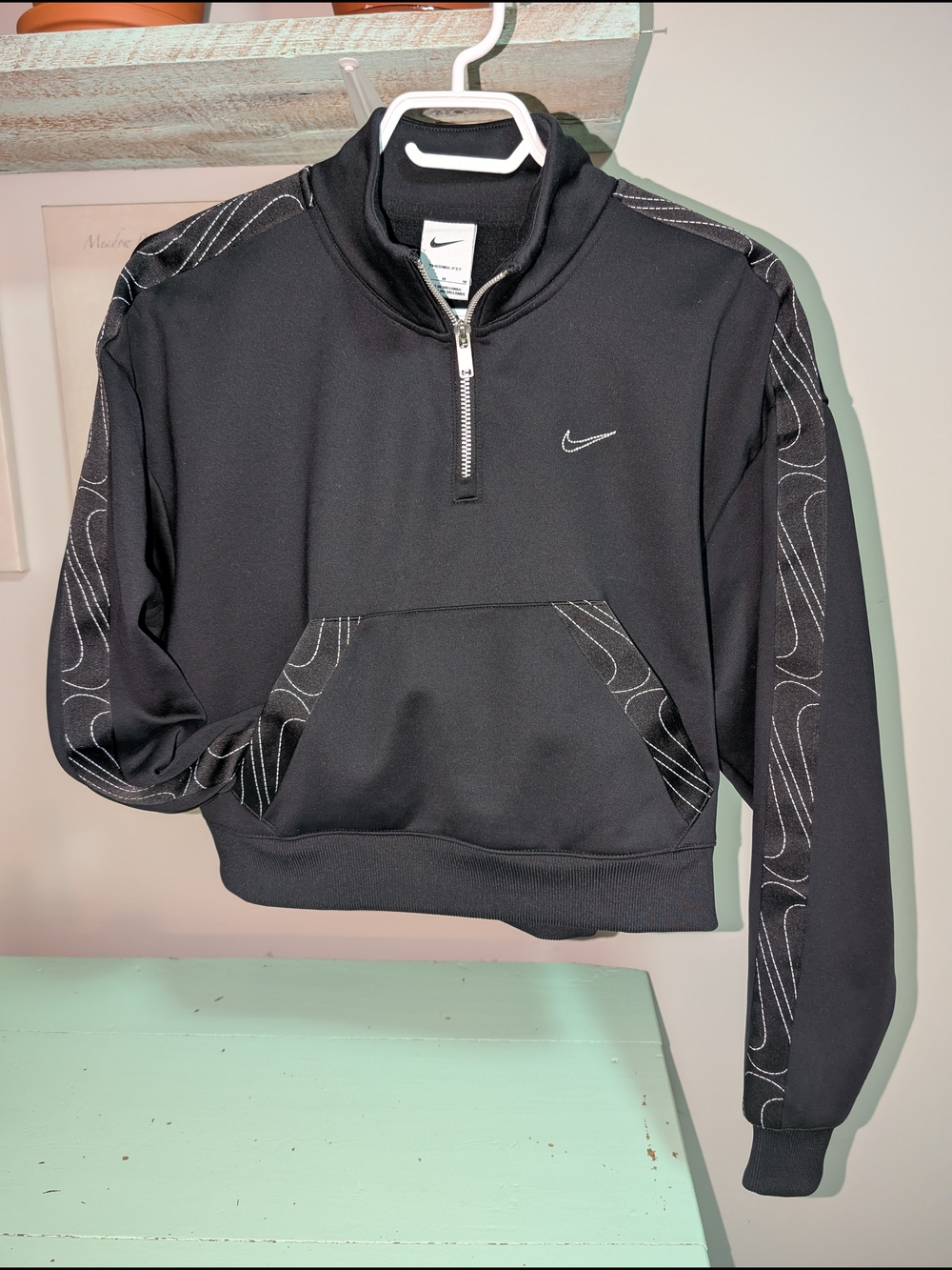 Nike Black ¼ Sweater